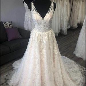 Rebecca Ingram wedding dress size 10 READ DESCRIPTION